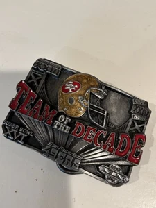Vintage 1990 San Francisco 49ers Team Of The Decade Limited Edition Belt Buckle - Picture 1 of 5