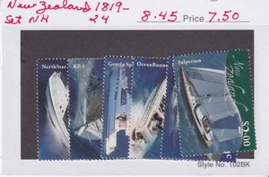 New Zealand Scott 1819-1824 MNH 2002 Boats Set $6.90 Face - Picture 1 of 1