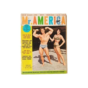 Mr America Weider Bodybuilding Magazine Oct 1962 Larry Scott Cover - Picture 1 of 4