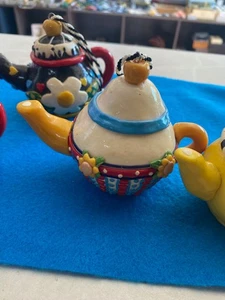 Maria Engelbreit Teekanne Ornamente 4er Set - Bild 1 von 9