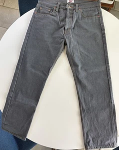 Neu aus altem Lagerbestand Vintage Levis Jeans 36 x 30 grau 501 gerades Bein Knopfleiste Made in USA - Bild 1 von 12