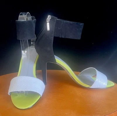 Bourne England open toe stiletto sandals size  36 /uk5  - image 1 of 4