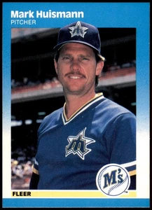 Mark Huismann Seattle Mariners 1987 Fleer #586 MLB Baseball Card - Picture 1 of 2