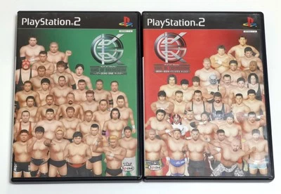 PS2 King of Colosseum GREEN RED Noah X 2 Disc Set Japan Wrestling - pre owned - - Image 1 of 4