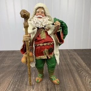 Possible Dreams Clothtique Celtic Father Christmas Santa 15089 Lyn Fletcher 1999 - Afbeelding 1 van 12