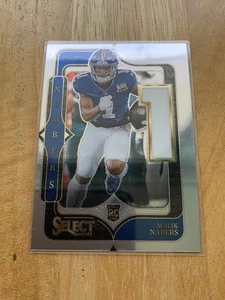 MALIK NABORS 2024 SELECT #5 NUMBERS ROOKIE (RC) - GIANTS - Picture 1 of 2