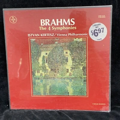 BRAHMS The Four Symphonies - KERTESZ, Vienna - VOX ST 3LP BOX SEALED - Image 1 of 2