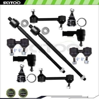 适用于 2003 - 2008 现代 Tiburon 前后领带杆端球接头悬挂套件 — 第 1/4 张图片