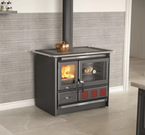 Cucina a Legna con Forno 11 kW 315 m3 107x67 cm Rosa XXL 5.0 Nordica Extraflame - Foto 1 di 1
