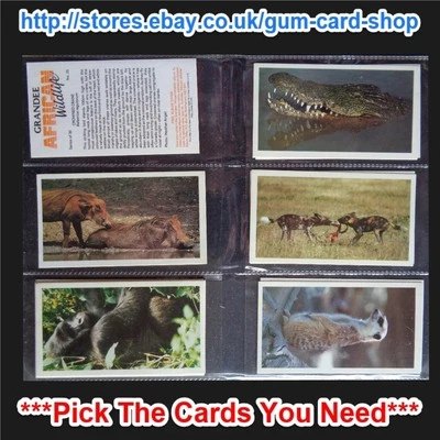 PLAYER'S - GRANDEE AFRICAN WILDLIFE 1990 (VG) *PLEASE SELECT CARD* - Image 1 of 4