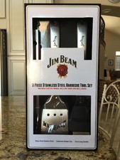 Jim Beam 3piece Stainless Steel Barbecue Set