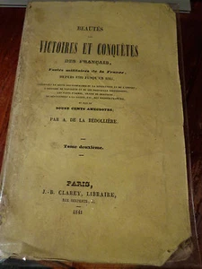Beautés des victoires et conquêtes des Français 1792 1815 Bédollière T 1 Empire - Picture 1 of 6