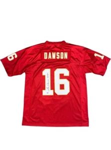 Red Jersey Len Dawson Hand Signed Autographed BECKETT COA - Picture 1 of 4