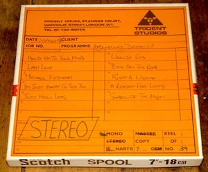 ANDWELLAS DREAM WORLD'S END TRIDENT STUDIOS 7 1/2 IPS MONO REEL TO REEL TAPE '70 - Picture 1 of 4