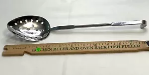 ARMAID Basting Durchbohrt Geschlitzt Servierlöffel mit Haken Griff Edelstahl 12" - Bild 1 von 10