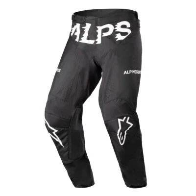 Pantalones todoterreno Alpinestars Racer Found blanco y negro MX para hombre tallas 28 y 40 Foto 1 de 2