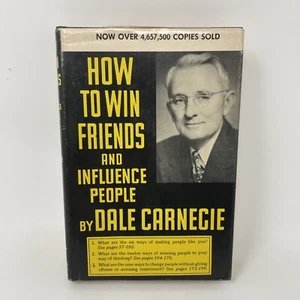 How to Win Friends and Influence People Dale Carnegie 1964 99th HC DJ - Imagen 1 de 11