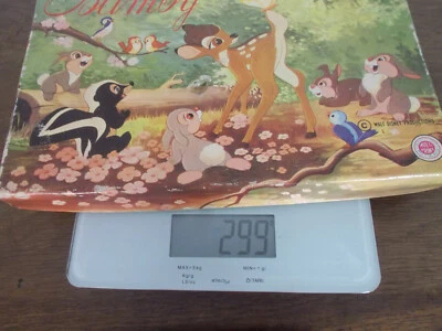 Vintage boîte de jeu 7 tampons Disney Bambi Multiprint Milano Made in ITALY - Photo 1/4