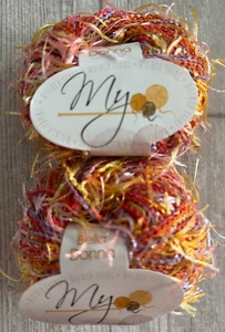 Lot of 2 Muench Bella Donna Specialty Yarn Eyelash Pastel 5605 NEW 115 yds each. - Picture 1 of 4