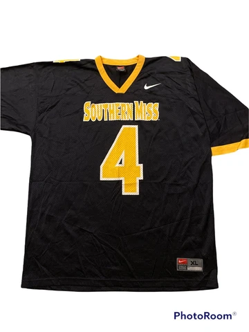 BRETT FAVRE SOUTHERN MISS NCAA Football Jersey # 4 Nike Men's XL Cover