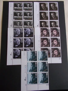 GB QEII 1985 British Film Year Set of 5 in Cylinder Blocks of 6 Superb U/M - Picture 1 of 1