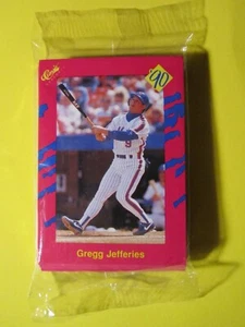 1990 Classic Pink Update Baseball 'Gregg Jefferies' Factory Sealed Pack - Picture 1 of 2