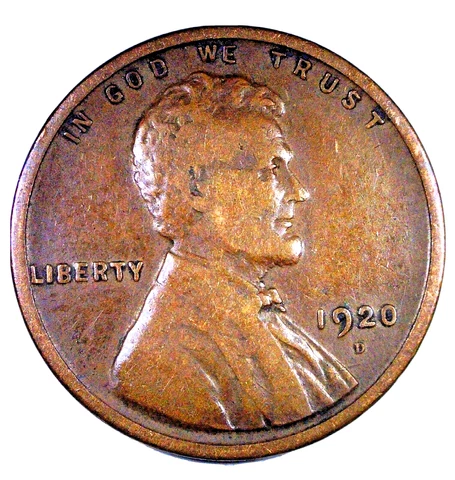 1920-D  Lincoln Wheat Penny....   Nice Detailed Coin....   7-19-13 Cover