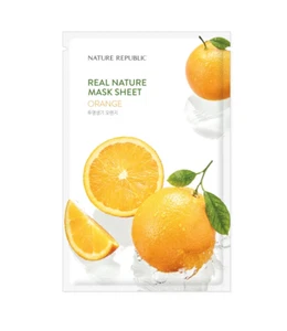 [ NATURE REPUBLIC ] Real Nature Mask Sheet 10pcs Orange US Seller - Picture 1 of 1