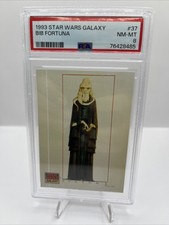 1993 Topps Star Wars Galaxy Design Of Star Wars Card -Bib Fortuna- #37 PSA 8