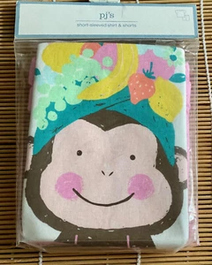 Pijama de frutas de mono Baby Gap manga corta 5T 5 años - Imagen 1 de 2