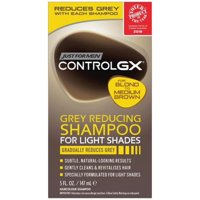 Just For MEN Control GX Grey Reducing Shampoo - Blonde and Medium Brown