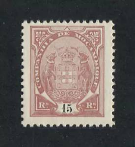 Mozambique Company (Portugal) 1895 Elephants #14A, PONTINHADO 11 1/2 MH FVF - Picture 1 of 1