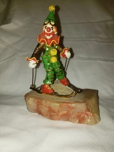 Ron Lee Snow Ski Clown on Quartz Vintage 1980's "Jacque Downhill Racer" PLZ READ - Picture 1 of 3
