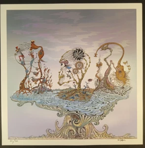 "Triscape" - Grateful Dead - Screened Art Print - 18 X 18 - S/N by Mike Dubois - Picture 1 of 6