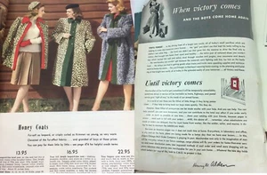 1943 500 Pg Chicago Mail Order Co Woman Men Fashion Home Shoes Catalog WWII - Picture 1 of 17
