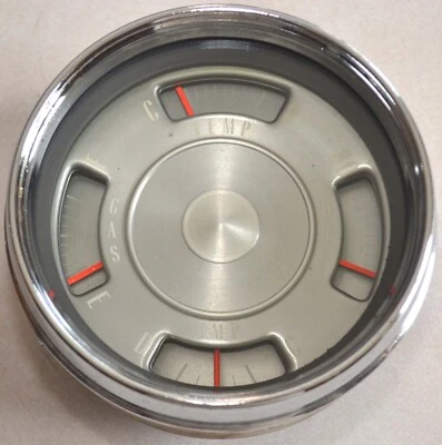 Cuadro de instrumentos Studebaker 1964-1966 medidor de tablero, amplificador de temperatura de aceite combustible de gas 1965 Foto 1 de 4