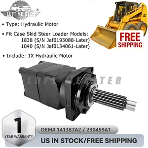 For Case 1838 1840 Motore Idraulico 230459A1 141387A2 US Stock Spedizione Gratuita NUOVO - Foto 1 di 15