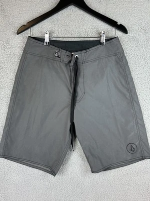 Volcom Board Shorts Mens 30 Gray 38ER BRDSHRT Swim Trunks Polyester Surf Beach - Image 1 of 4