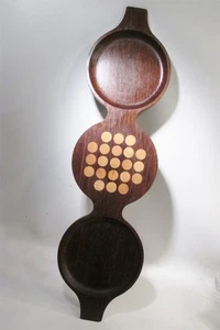 Vintage Skjode Skjern Midcentury Theodor Skjode Knudsen 36" Wenge Serviertablett - Bild 1 von 12