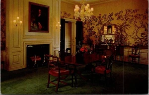 DINING ROOM interior view KINGWOOD CENTER Mansfield, Ohio Postcard - Picture 1 of 2