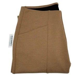 Old Navy Stevie Straight High-Rise Tall Pants - Medium Camel Brown Career - Picture 1 of 7