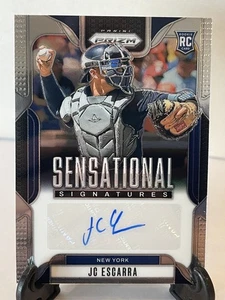 JC Escarra RC Auto 2025 Panini Prizm SS-JE Sensational Signatures NY Yankees - Picture 1 of 2