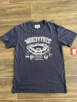 American Needle T-Shirt Blue Wrigley Field Chicago T-Shirt Men’s Medium - Image 1 of 4
