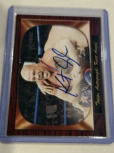 Tarjeta autógrafa de lucha libre WWE Heritage - firma de Kurt Angle - Topps - Imagen 1 de 2
