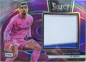 2024-25 Panini Select FIFA Diogo Costa Jumbo Swatches Purple #JS-DCO 28/49 - Picture 1 of 2