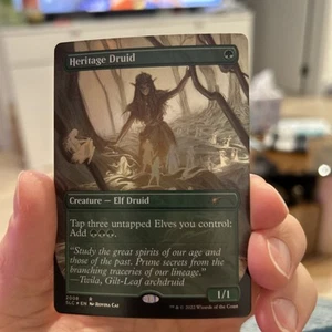 MTG Magic the Gathering Secret Lair Foil NM Heritage Druid #2008 - Bild 1 von 2