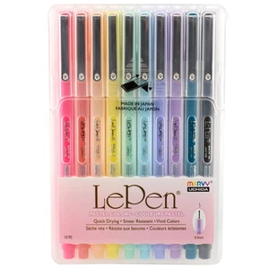 Uchida Le Pen Set 10/Pkg - Pastell - 5A002Z4D-1H0L3 - Bild 1 von 3