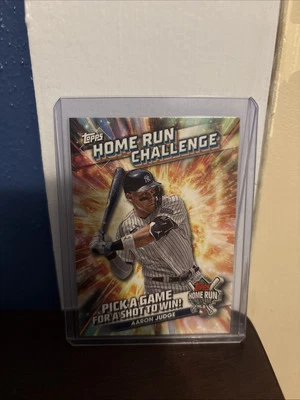 2024 Topps Series 1 - Home Run Challenge Code Card Aaron Judge #HRC-17 - Image 1 of 2