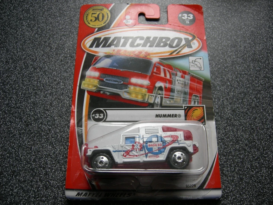 MATCHBOX *  50th * # 33 * HUMMER  * 2001 * NEU  IN OVP - Bild 1 von 1