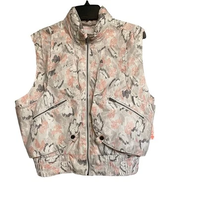 Free People Movement Vest Off the Grid Printed Womens Floral Pockets Hiking Sz S - Image 1 of 4